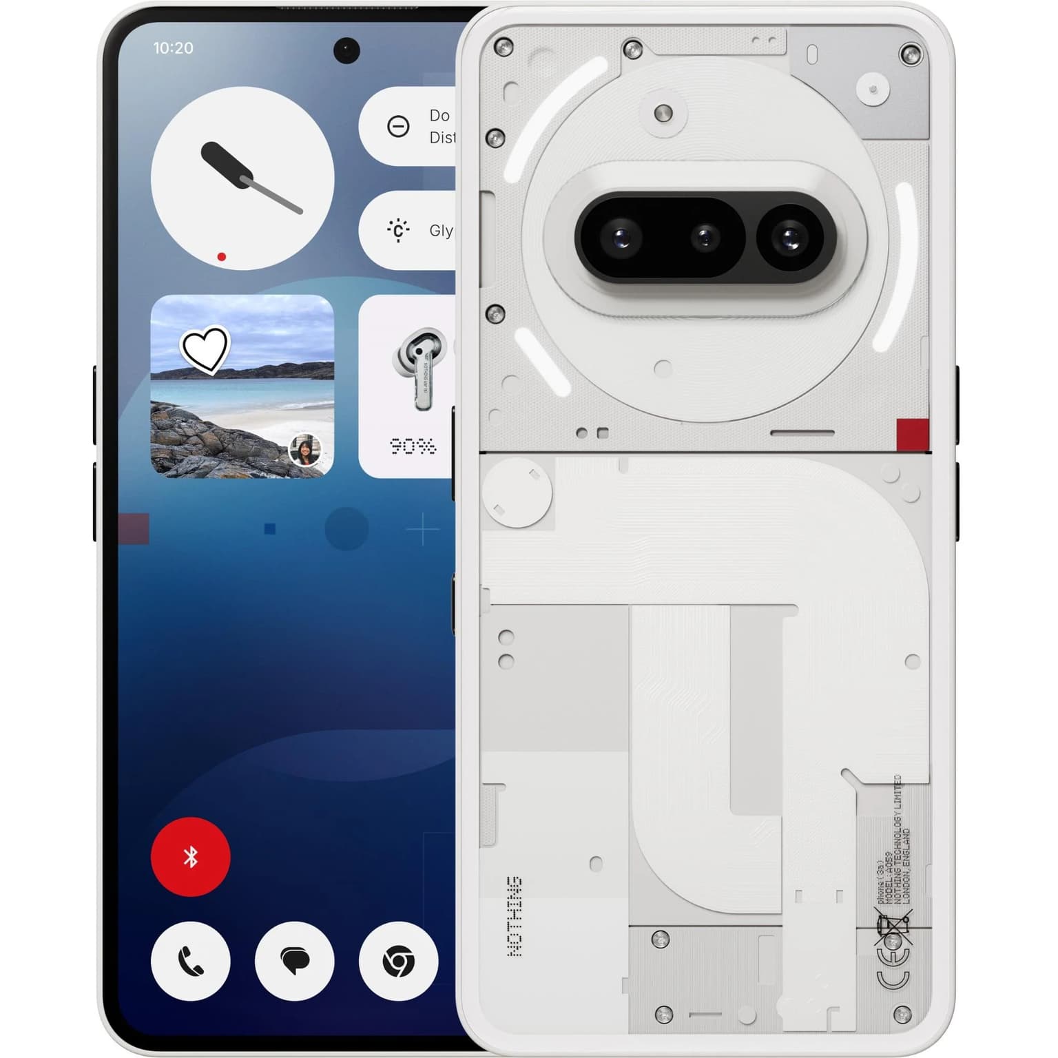 NOTHING Phone (3a) - 8GB RAM & 128GB Storage | White Color